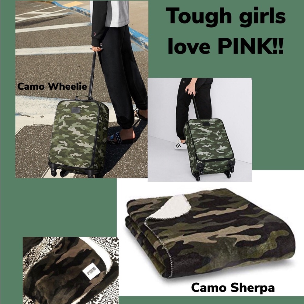 👩‍🎤PINK- Tough Girl Bundle Camo Wheelie & Sherpa
